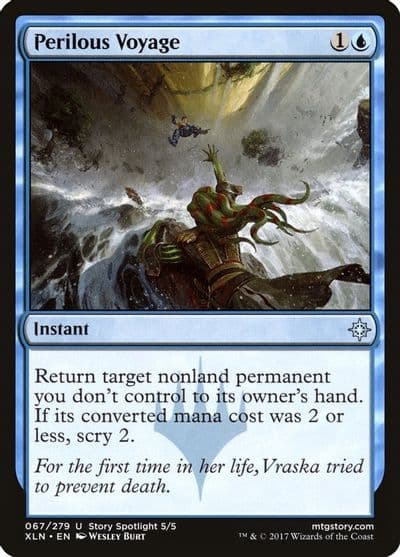 Perilous Voyage Ixalan Magic card