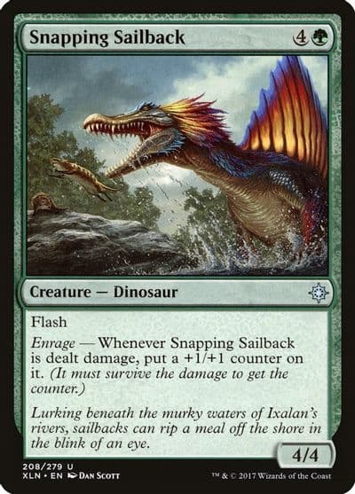 Snapping Sailback Ixalan Magic card