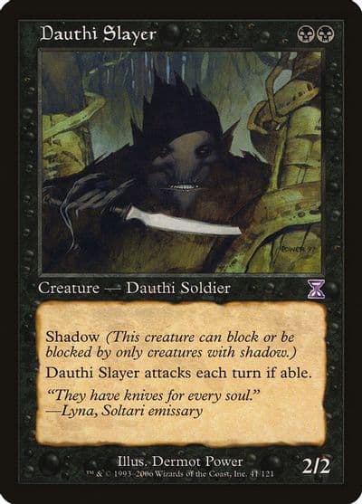 Dauthi Slayer Timeshifted Magic card