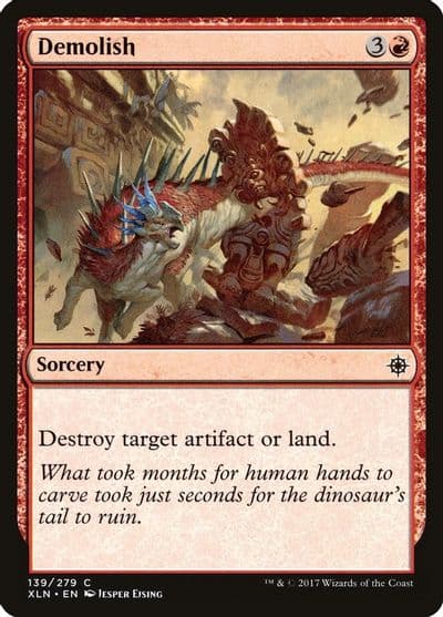 Demolish Ixalan Magic card