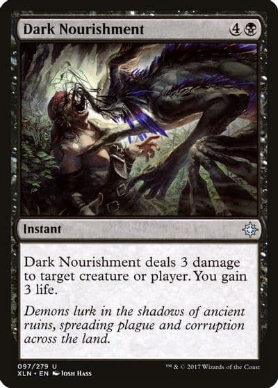 Dark Nourishment Ixalan Magic card