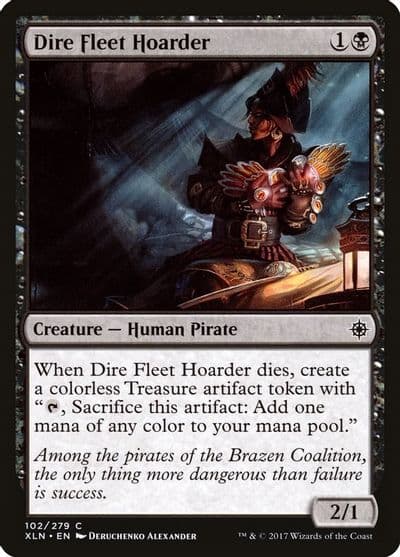 Dire Fleet Hoarder Ixalan Magic card
