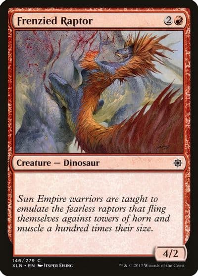 Frenzied Raptor Ixalan Magic card