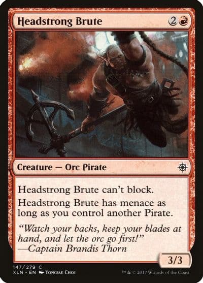 Headstrong Brute Ixalan Magic card