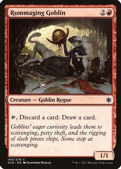 Rummaging Goblin Ixalan Magic card