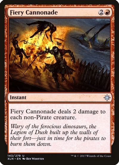 Fiery Cannonade Ixalan Magic card