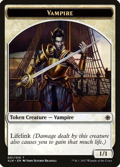 Vampire Token Ixalan Magic card