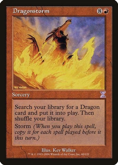 Dragonstorm Timeshifted Magic card