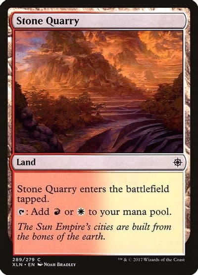 Stone Quarry Ixalan Magic card