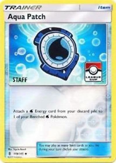 Aqua Patch (League Cup) [Staff] League & Championship Cards Pokemon card