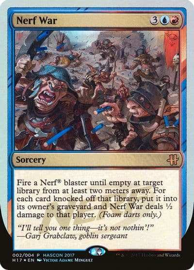Nerf War Media Promos Magic card