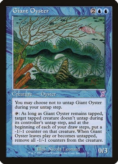 Giant Oyster Timeshifted Magic card