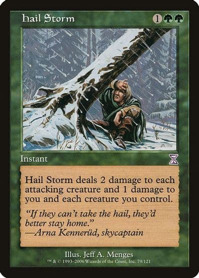Hail Storm Timeshifted Magic card