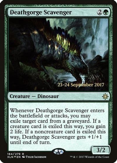 Deathgorge Scavenger Prerelease Cards Magic card