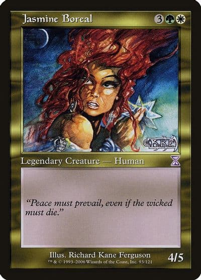 Jasmine Boreal Timeshifted Magic card