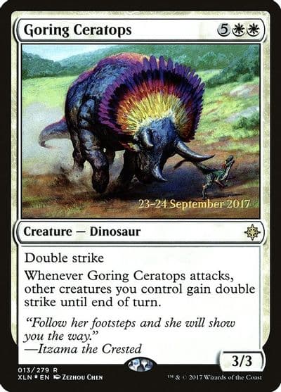 Goring Ceratops Prerelease Cards Magic card
