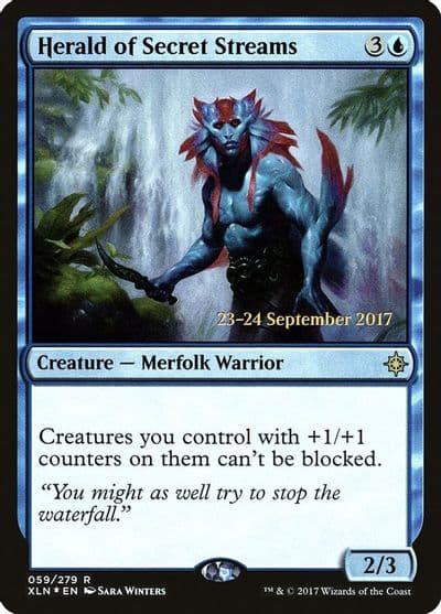 Herald of Secret Streams Prerelease Cards Magic card