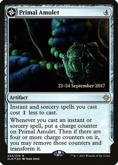 Primal Amulet Prerelease Cards Magic card