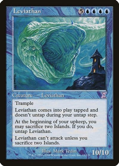 Leviathan Timeshifted Magic card