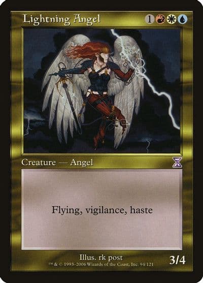 Lightning Angel Timeshifted Magic card