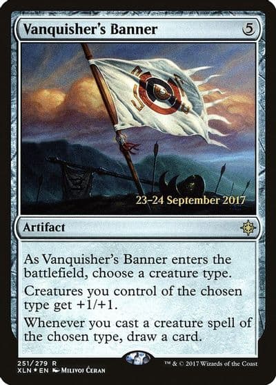 Vanquishers Banner Prerelease Cards Magic card