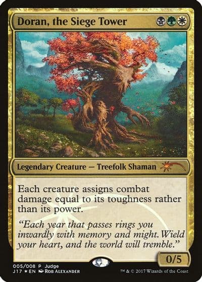 Doran the Siege Tower Judge Promos Magic card