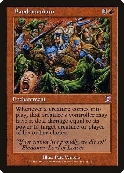 Pandemonium Timeshifted Magic card