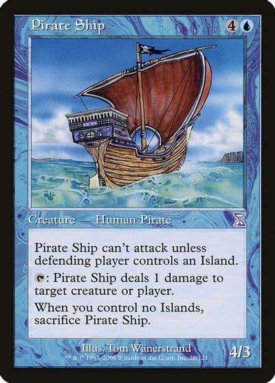 Pirate Ship Timeshifted Magic card