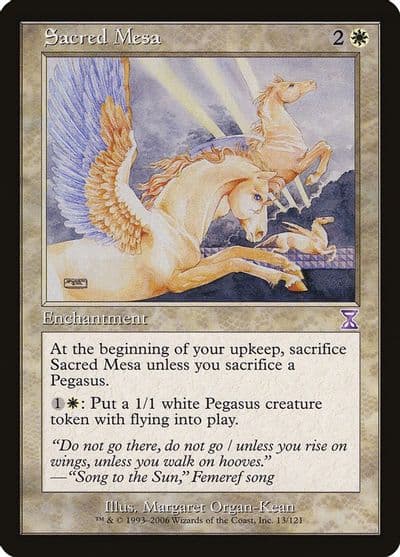 Sacred Mesa Timeshifted Magic card