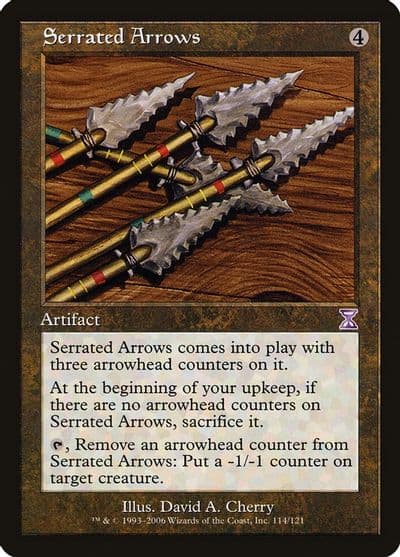 Serrated Arrows Timeshifted Magic card