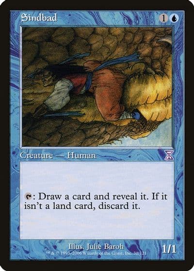 Sindbad Timeshifted Magic card