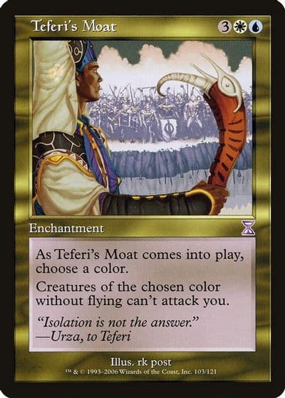 Teferis Moat Timeshifted Magic card