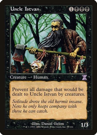 Uncle Istvan Timeshifted Magic card