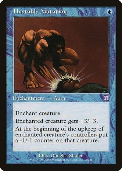 Unstable Mutation Timeshifted Magic card