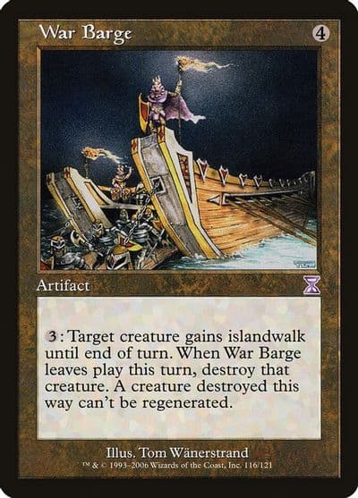 War Barge Timeshifted Magic card