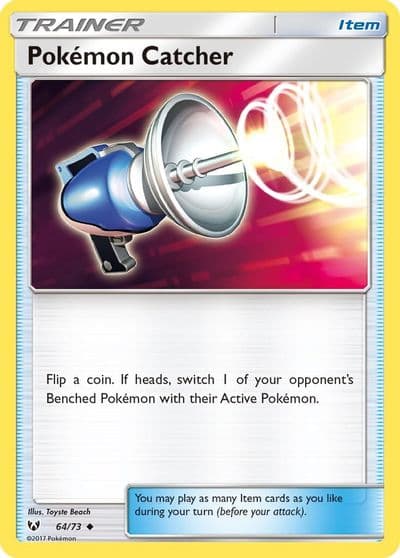 Pokemon Catcher Shining Legends Pokemon card