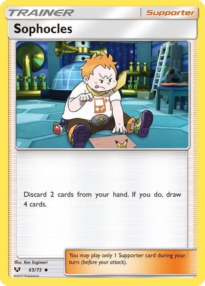 Sophocles Shining Legends Pokemon card