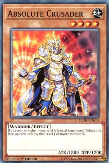Absolute Crusader Legendary Dragon Decks Yu-Gi-Oh! card