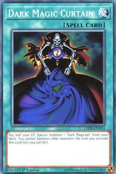 Dark Magic Curtain Legendary Dragon Decks Yu-Gi-Oh! card