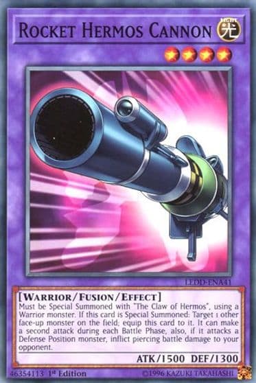 Rocket Hermos Cannon Legendary Dragon Decks Yu-Gi-Oh! card