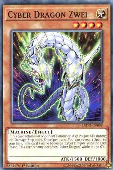 Cyber Dragon Zwei Legendary Dragon Decks Yu-Gi-Oh! card