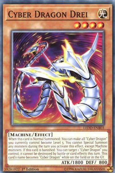 Cyber Dragon Drei Legendary Dragon Decks Yu-Gi-Oh! card