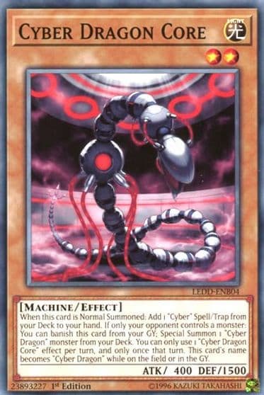 Cyber Dragon Core Legendary Dragon Decks Yu-Gi-Oh! card
