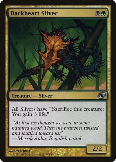Darkheart Sliver Planar Chaos Magic card