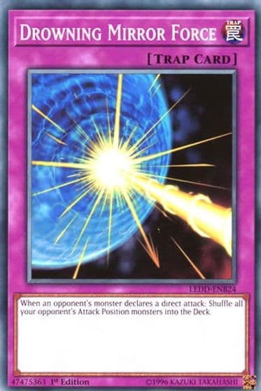 Drowning Mirror Force Legendary Dragon Decks Yu-Gi-Oh! card