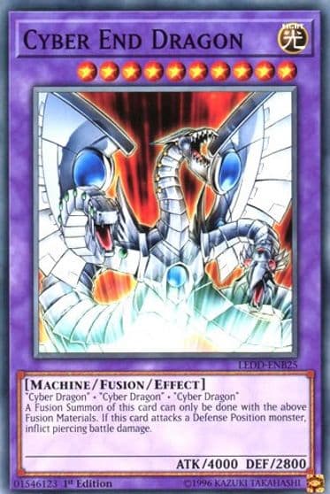 Cyber End Dragon Legendary Dragon Decks Yu-Gi-Oh! card