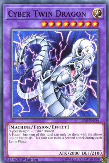 Cyber Twin Dragon Legendary Dragon Decks Yu-Gi-Oh! card