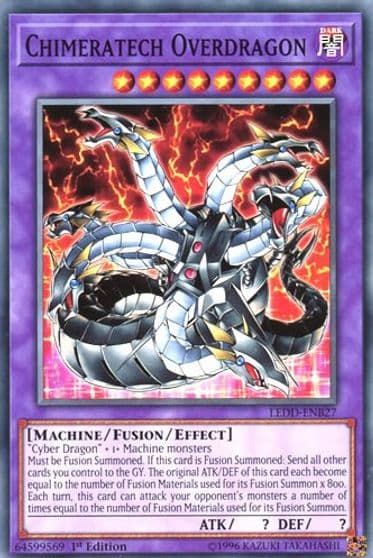 Chimeratech Overdragon Legendary Dragon Decks Yu-Gi-Oh! card