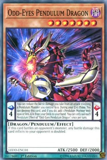 Odd Eyes Pendulum Dragon Legendary Dragon Decks Yu-Gi-Oh! card