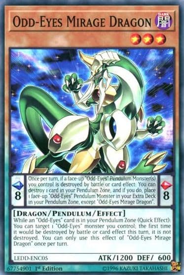 Odd Eyes Mirage Dragon Legendary Dragon Decks Yu-Gi-Oh! card